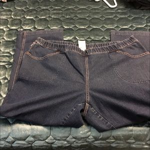 Just My Size Jeans with elastic waist